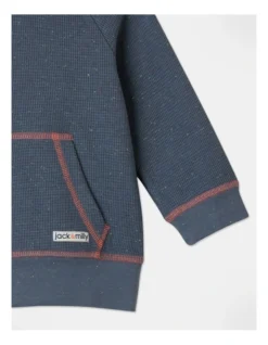 Noah Hooded Waffle T-Shirt In Navy -Jack & Milly 963833500 3 720x928