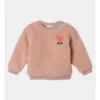 Frankie Love Heart Sherpa Sweat Top In Dusty Pink -Jack & Milly 963833860 1 720x928