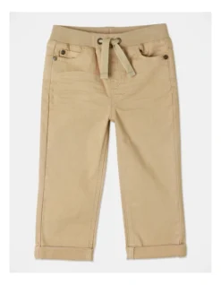 Bert Twill Chino Pants In Tan