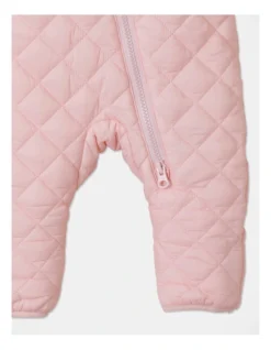 Kai Quilted Puffer Coverall In Pink -Jack & Milly 965397340 3 720x928