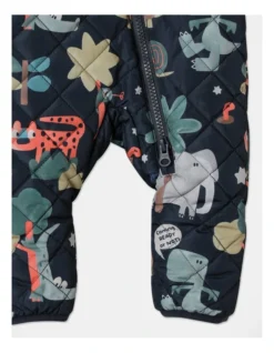 Kai Quilted Puffer Coverall In Navy -Jack & Milly 965397610 3 720x928