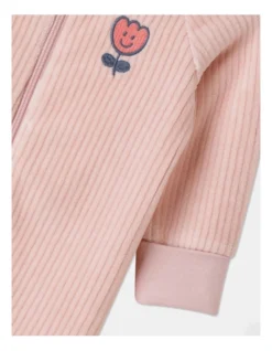 Lee Velour Rib Coverall In Dusty Pink -Jack & Milly 965398330 3 720x928