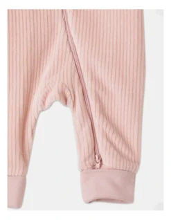 Lee Velour Rib Coverall In Dusty Pink -Jack & Milly 965398330 4 720x928