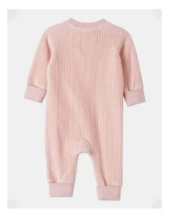 Lee Velour Rib Coverall In Dusty Pink -Jack & Milly 965398330 5 720x928