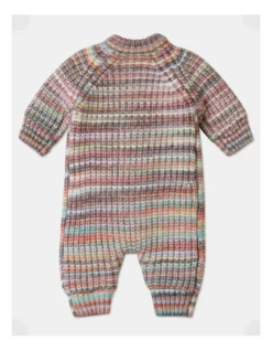 Knitted Space Dye Coverall In Brown -Jack & Milly 965398780 5 720x928