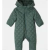 Kai Quilted Puffer Coverall In Green -Jack & Milly 968239990 1 720x928