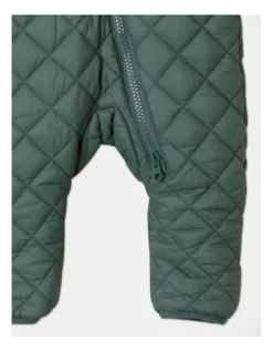 Kai Quilted Puffer Coverall In Green -Jack & Milly 968239990 3 720x928