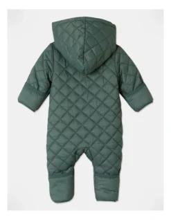 Kai Quilted Puffer Coverall In Green -Jack & Milly 968239990 4 720x928